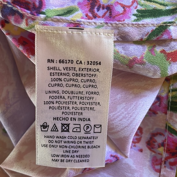 Anthropologie HD in Paris Dipped Chroma Gauze Overlay Dress sz 2 or US Small - Picture 10 of 10